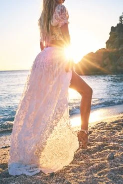 LoveShackFancy Halsey Skirt