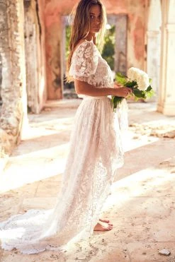 LoveShackFancy Halsey Skirt