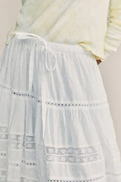 LoveShackFancy Donna Midi Skirt