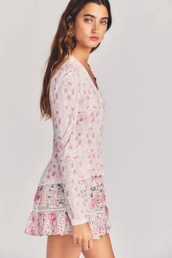 LoveShackFancy Toddy Henley Top Sale