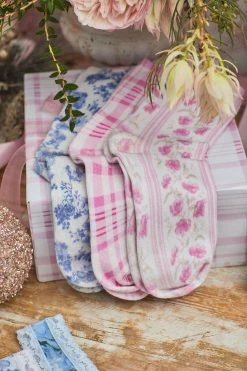 LoveShackFancy Sale LSF X Stripe & Stare Primrose Plaid Socks