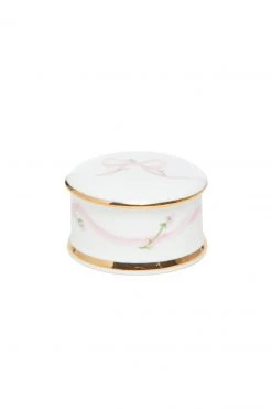 LoveShackFancy Bow Small Round Box