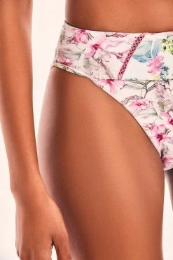 LoveShackFancy X Hurley Reversible Cheeky High Waist Bikini Bottom Sale