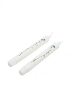 LoveShackFancy Blue Wildflower Candlestick Set