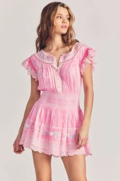 LoveShackFancy Fontana Mini Dress
