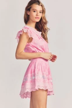 LoveShackFancy Fontana Mini Dress