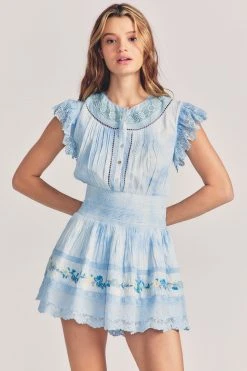LoveShackFancy Fontana Mini Dress Dresses