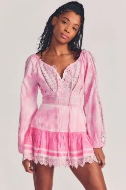 LoveShackFancy Chelie Mini Dress Sale