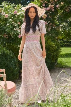 LoveShackFancy Stassie Maxi Dress