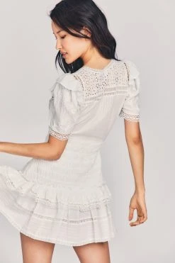 LoveShackFancy Rena Mini Dress 8 LoveShackFancy Rena Mini Dress