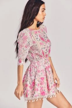LoveShackFancy Novalie Mini Dress
