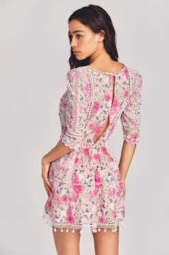 LoveShackFancy Novalie Mini Dress