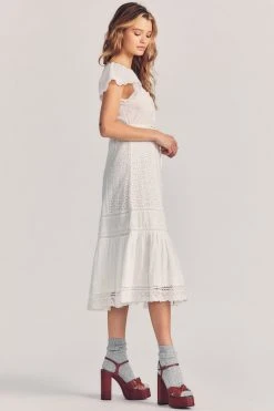 LoveShackFancy Charles Midi Dress