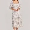 LoveShackFancy Toulon Midi Dress Sale