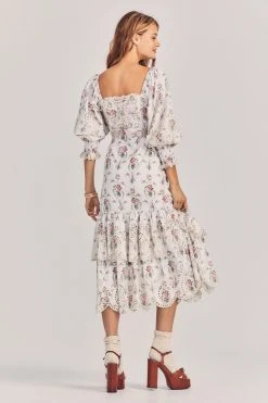 LoveShackFancy Toulon Midi Dress Sale