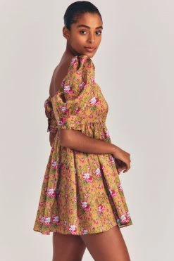 LoveShackFancy Bennington Mini Dress