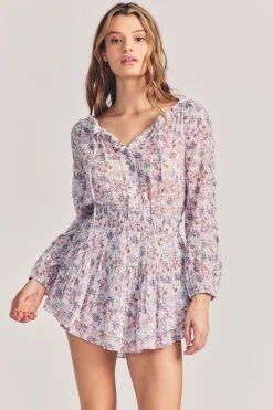 LoveShackFancy Banou Mini Dress
