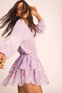 LoveShackFancy Bridgely Mini Dress New Arrivals