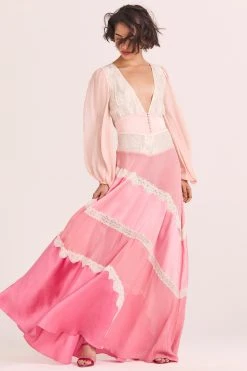 LoveShackFancy Kinsler Maxi Dress