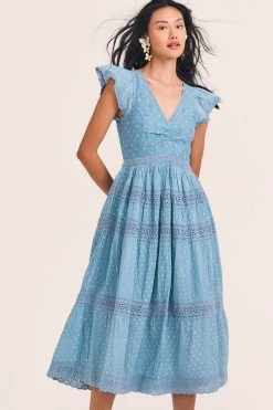 LoveShackFancy Abena Midi Dress Dresses