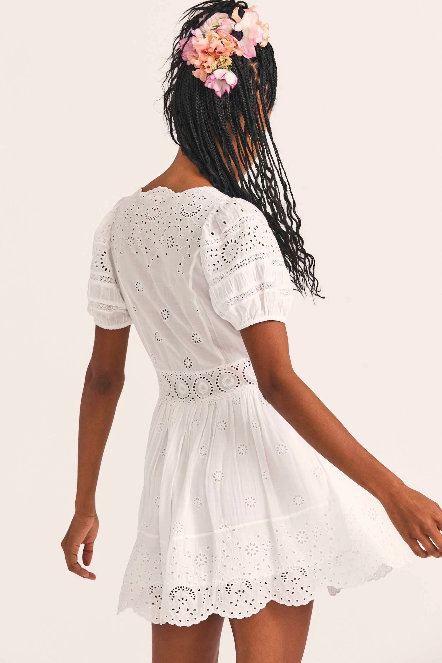 LoveShackFancy Valente Mini Dress 4 LoveShackFancy Valente Mini Dress