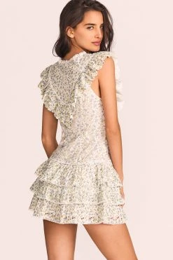 LoveShackFancy New Arrivals Lunetta Mini Dress