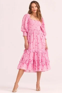LoveShackFancy Miri Midi Dress Dresses
