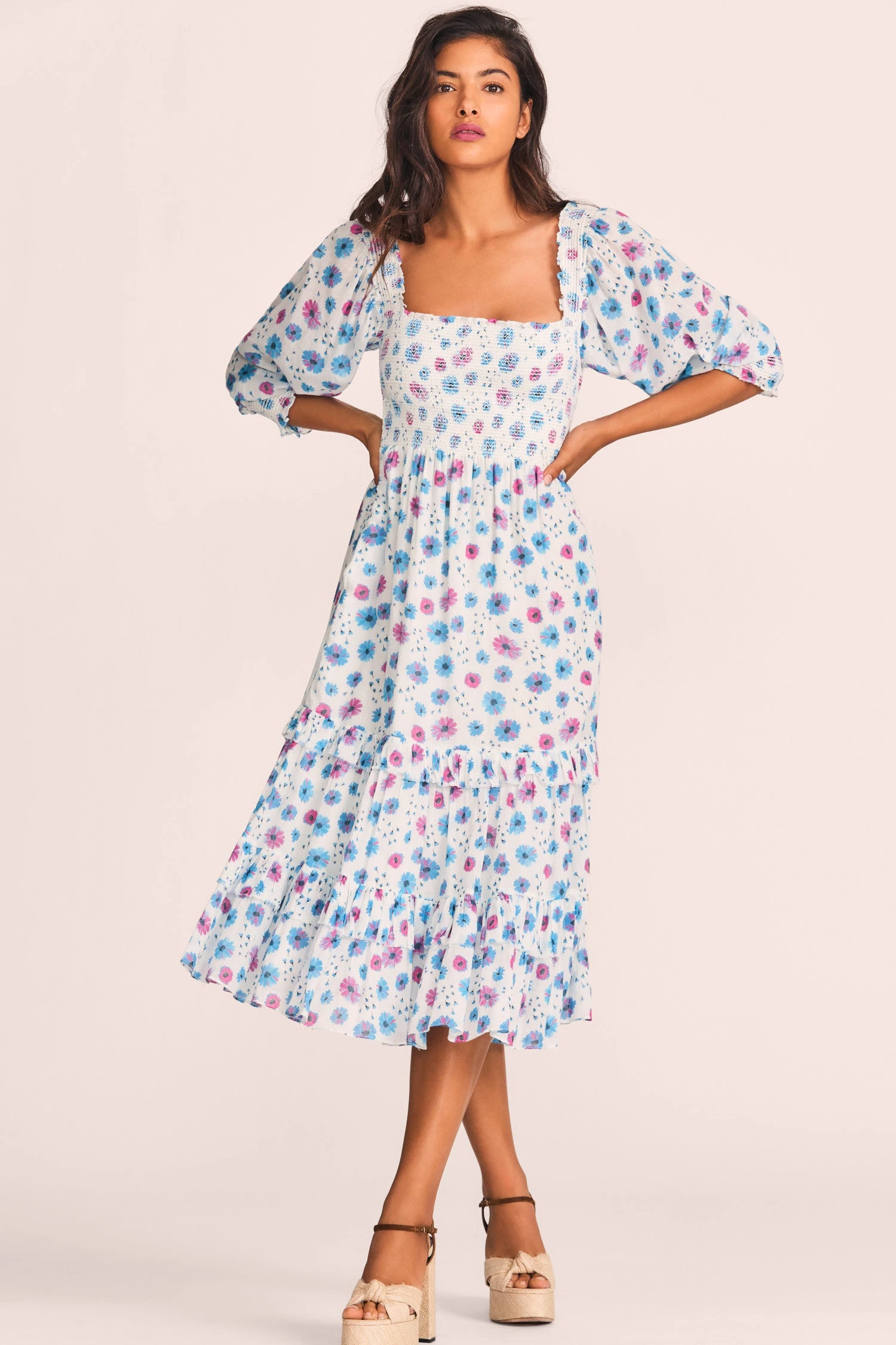 LoveShackFancy Miri Midi Dress New Arrivals 1 LoveShackFancy Miri Midi Dress New Arrivals