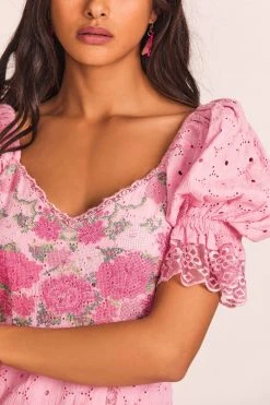 LoveShackFancy Thressey Mini Dress Dresses