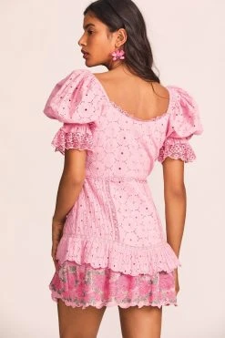 LoveShackFancy Thressey Mini Dress Dresses