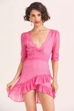 LoveShackFancy Azreal Mini Dress Dresses