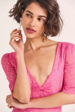 LoveShackFancy Azreal Mini Dress Dresses