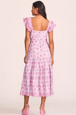 LoveShackFancy Harlyn Midi Dress