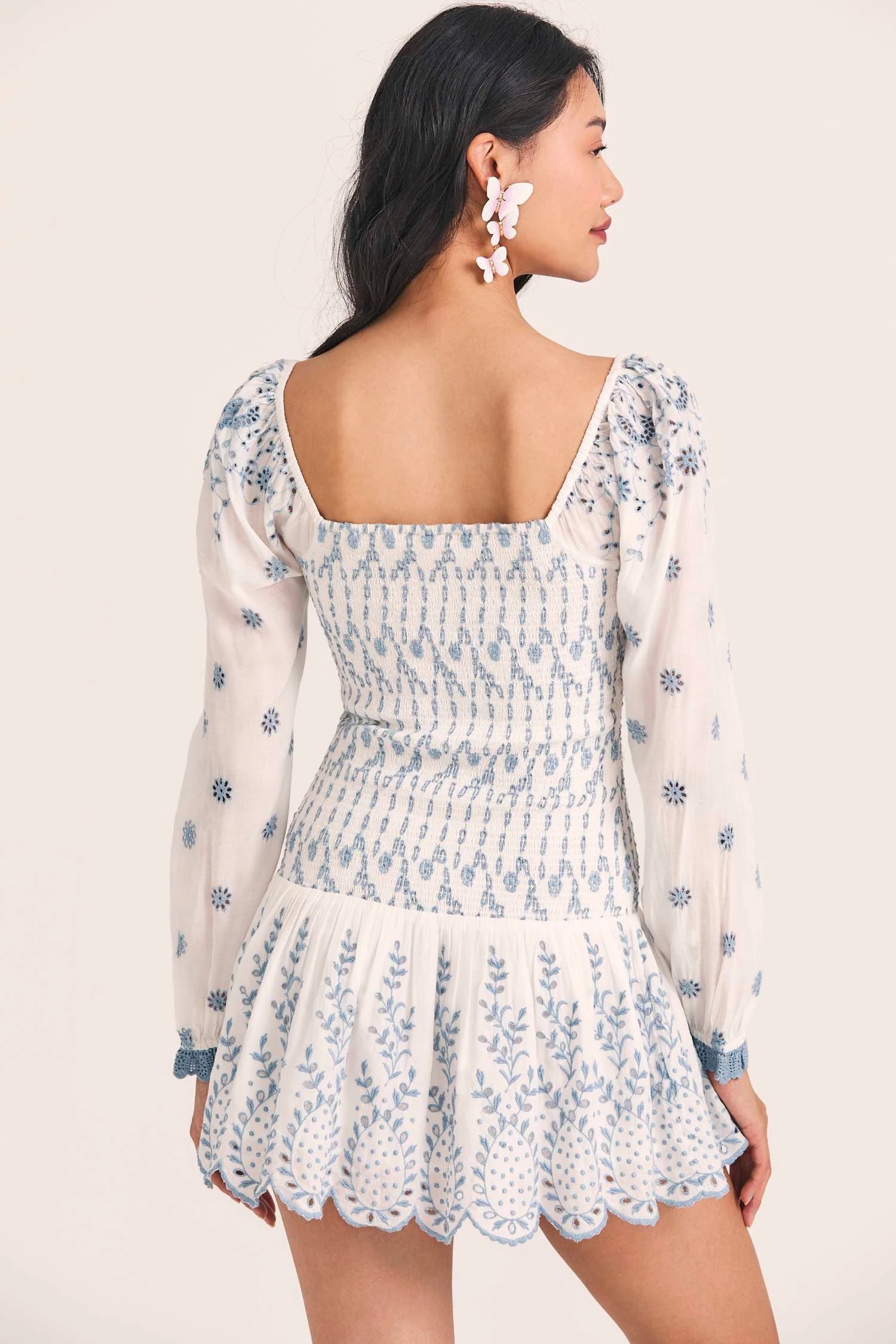 LoveShackFancy Jayce Mini Dress Dresses 10 LoveShackFancy Jayce Mini Dress Dresses