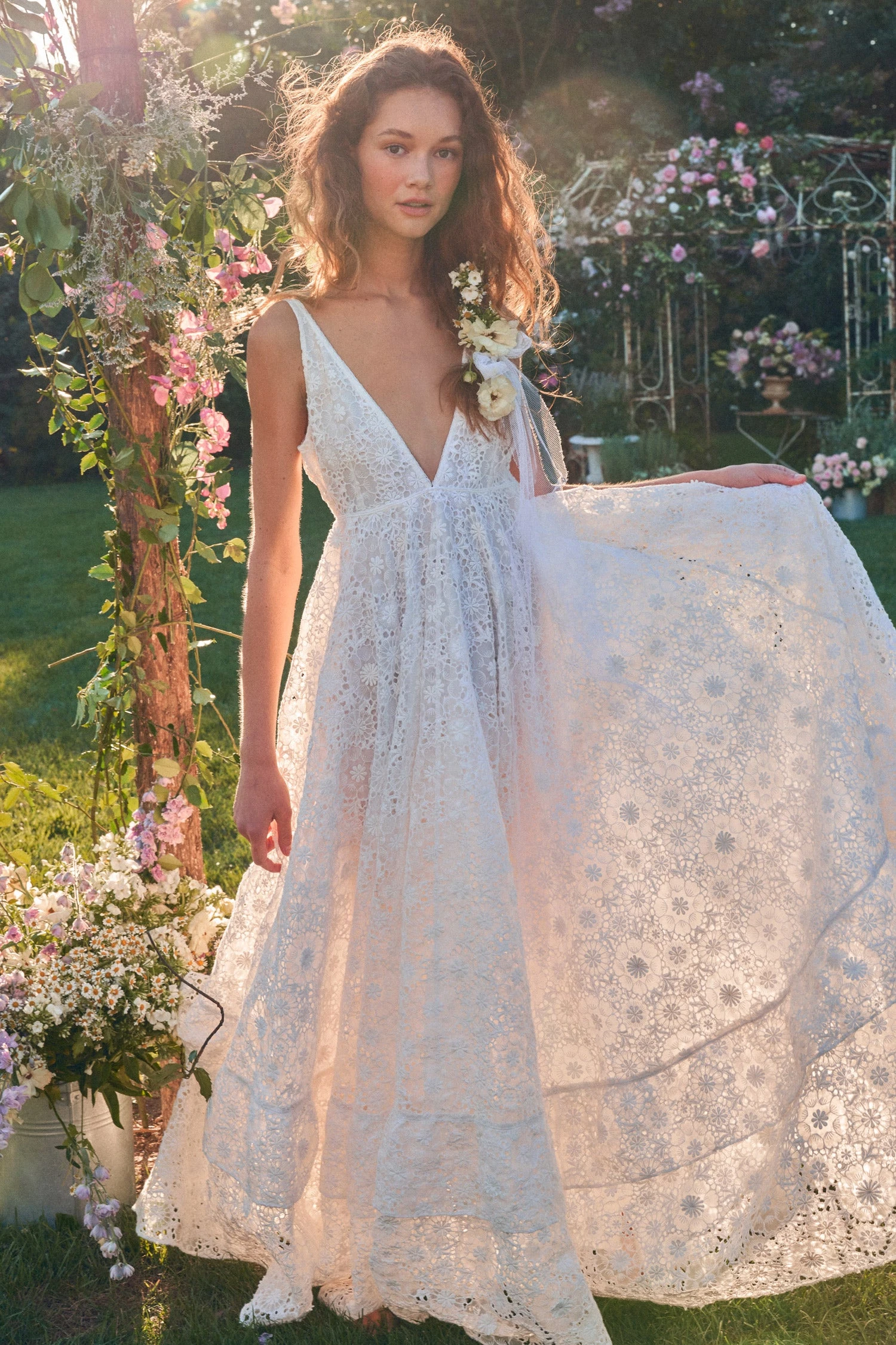 LoveShackFancy Devyn Gown 1 LoveShackFancy Devyn Gown