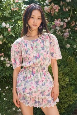 LoveShackFancy Mavis Mini Dress New Arrivals