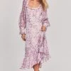 LoveShackFancy Sale Julio Silk Midi Dress