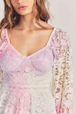 LoveShackFancy Alela Mini Dress