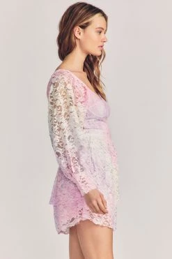 LoveShackFancy Alela Mini Dress