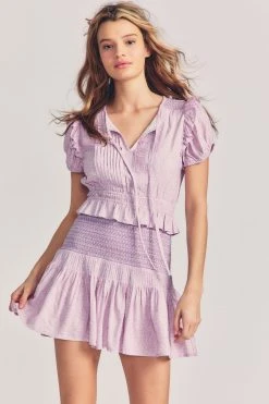 LoveShackFancy Toto Mini Dress