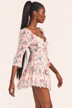 LoveShackFancy New Arrivals Deeba Mini Dress