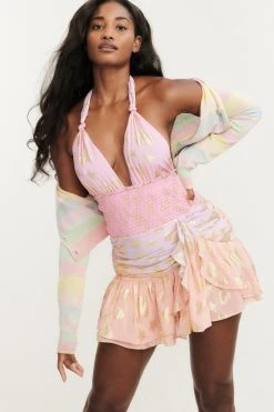 LSF New Arrivals Cambria Halter Mini Dress