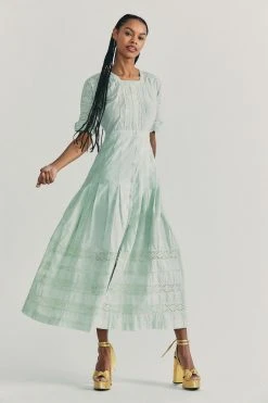 LoveShackFancy Edie Midi Dress