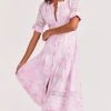 LoveShackFancy Edie Dress - PEONY PINK Dresses