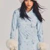 LoveShackFancy X BOGNER FIRE + ICE Margot Quarter Zip - POLISHED BLUE