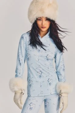 Tops LoveShackFancy X BOGNER FIRE + ICE Margot Quarter Zip 19 Tops LoveShackFancy X BOGNER FIRE + ICE Margot Quarter Zip