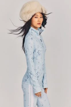 Tops LoveShackFancy X BOGNER FIRE + ICE Margot Quarter Zip 21 Tops LoveShackFancy X BOGNER FIRE + ICE Margot Quarter Zip