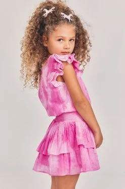 LoveShackFancy Girls Audette Mini Dress Little Girls