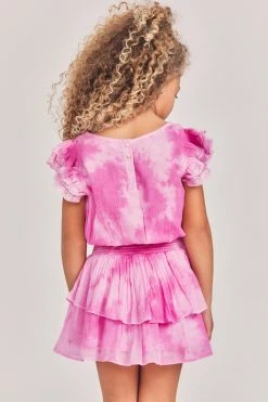 LoveShackFancy Girls Audette Mini Dress Little Girls 5 LoveShackFancy Girls Audette Mini Dress Little Girls