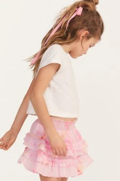 LSF Girls Mini Rubin Tee - WHITE